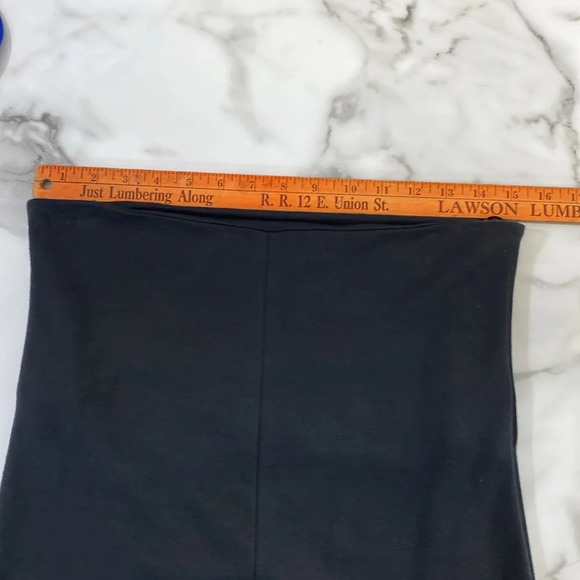 Matthildur Zip Up Strapless Tube Midi Skirt Womens Size Large Black High Rise - Picture 7 of 12